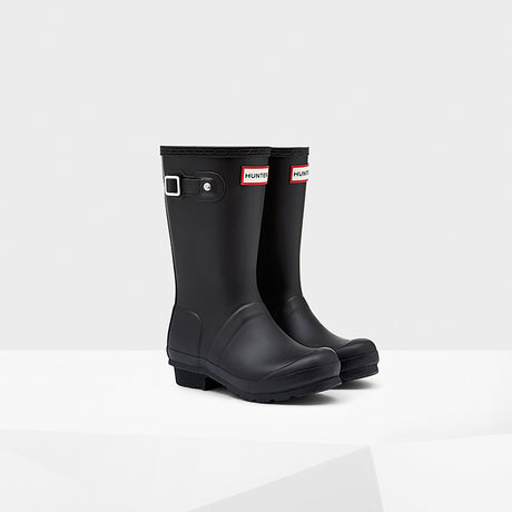 Hunter Original Big Kids Wellington Boots #colour_black